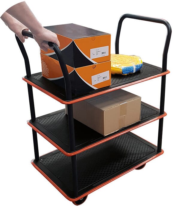 Servante standard 120 kg 3 plateaux