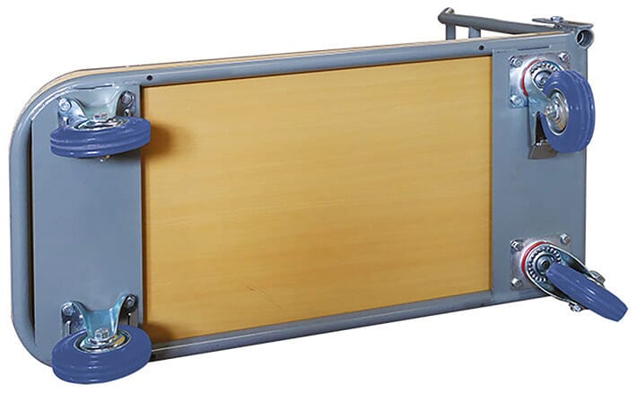 Chariot plateau bois 250 kg dossier fixe