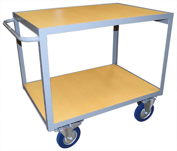 Servante d’atelier plateau bois 300 kg plateforme 1200 x 800 mm