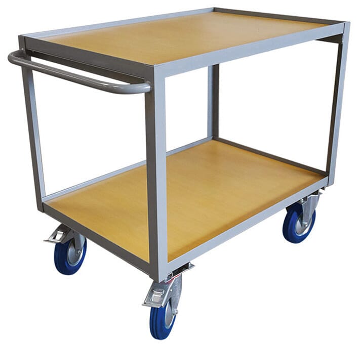 Servante d’atelier plateau bois 300 kg plateforme 1200 x 800 mm