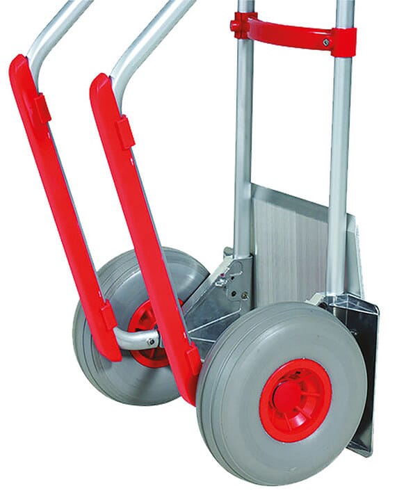 Diable aluminium brasseur bavette rabattable 300 kg