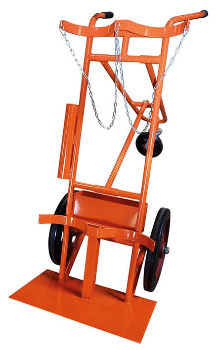 Diable porte-bouteilles (2 bouteilles)