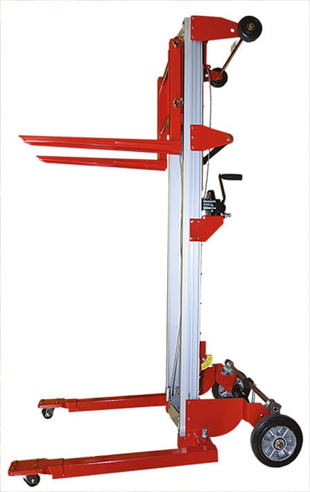 Gerbeur manuel aluminium longerons encadrants 227 kg