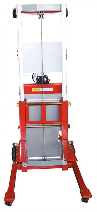 Gerbeur manuel aluminium longerons encadrants 227 kg