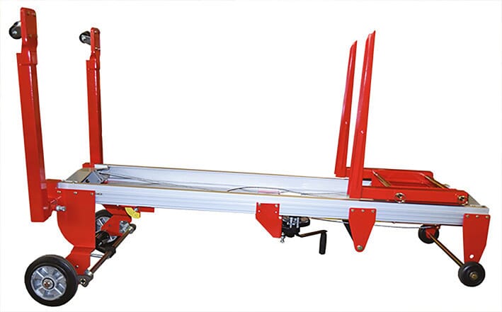 Gerbeur manuel aluminium longerons encadrants 227 kg