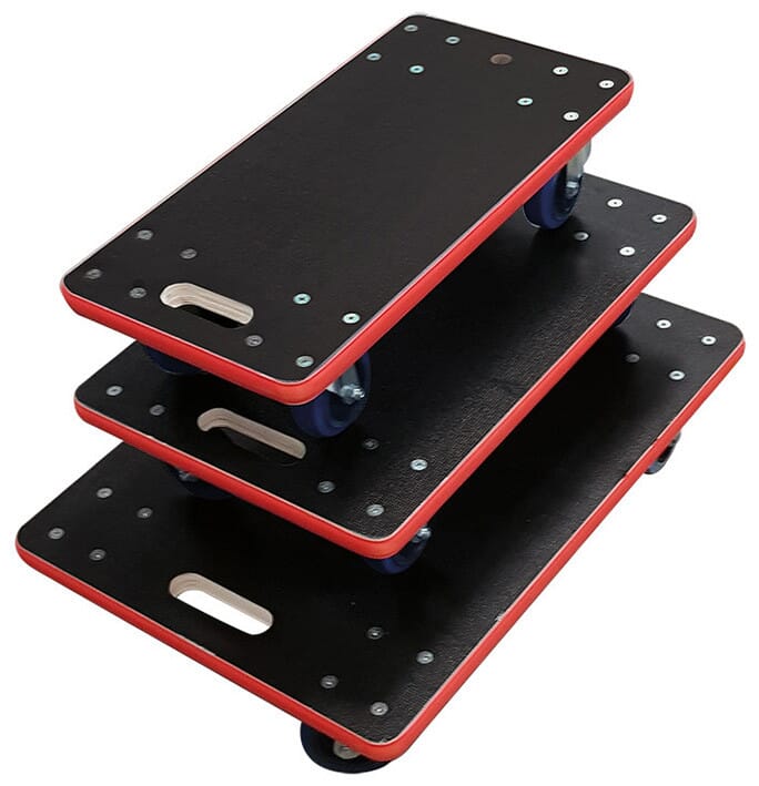 image cover Plateau roulant en bois, charge de 350 à...