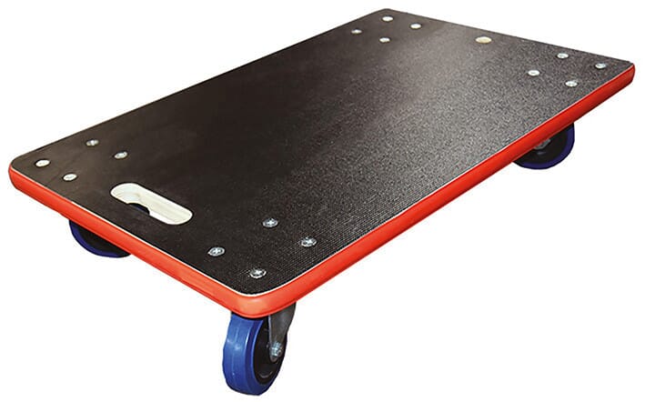 Plateau roulant en bois, charge de 350 à 450 kg