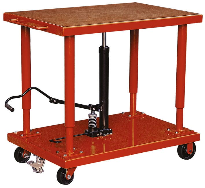 Table hydraulique de mise à niveau 900 kg dimensions 1220 x 815 mm