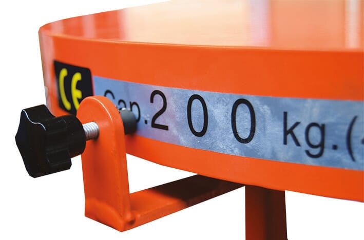 Table élévatrice à plateau tournant 200 kg