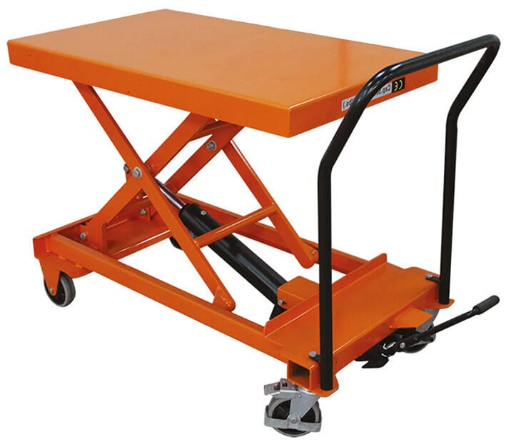 Table élévatrice manuelle surbaissée 500 kg