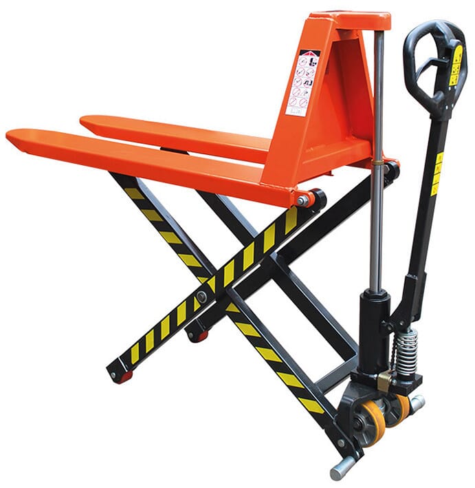 Transpalette manuel haute levée 1500 kg 1100 mm / 680 mm