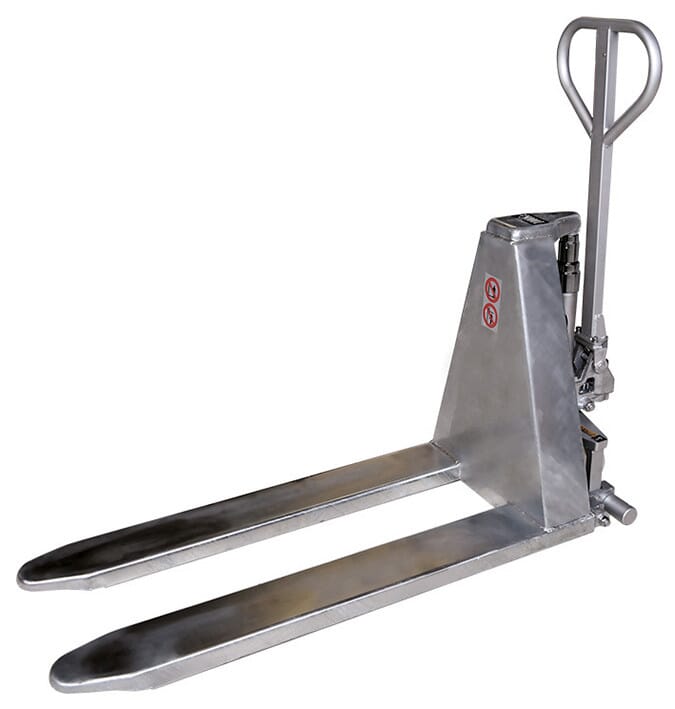 Transpalette manuel haute levée galvanisé 1000 kg