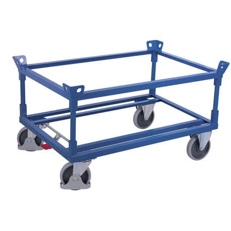 Chariot porte-palettes avec cadre rehaussé roues thermoplastique Chariot porte-palettes avec cadre rehaussé roues thermoplastique