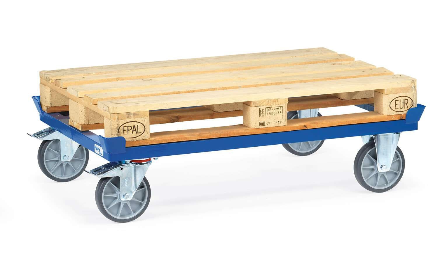 Rouleur de palettes avec 4 supports