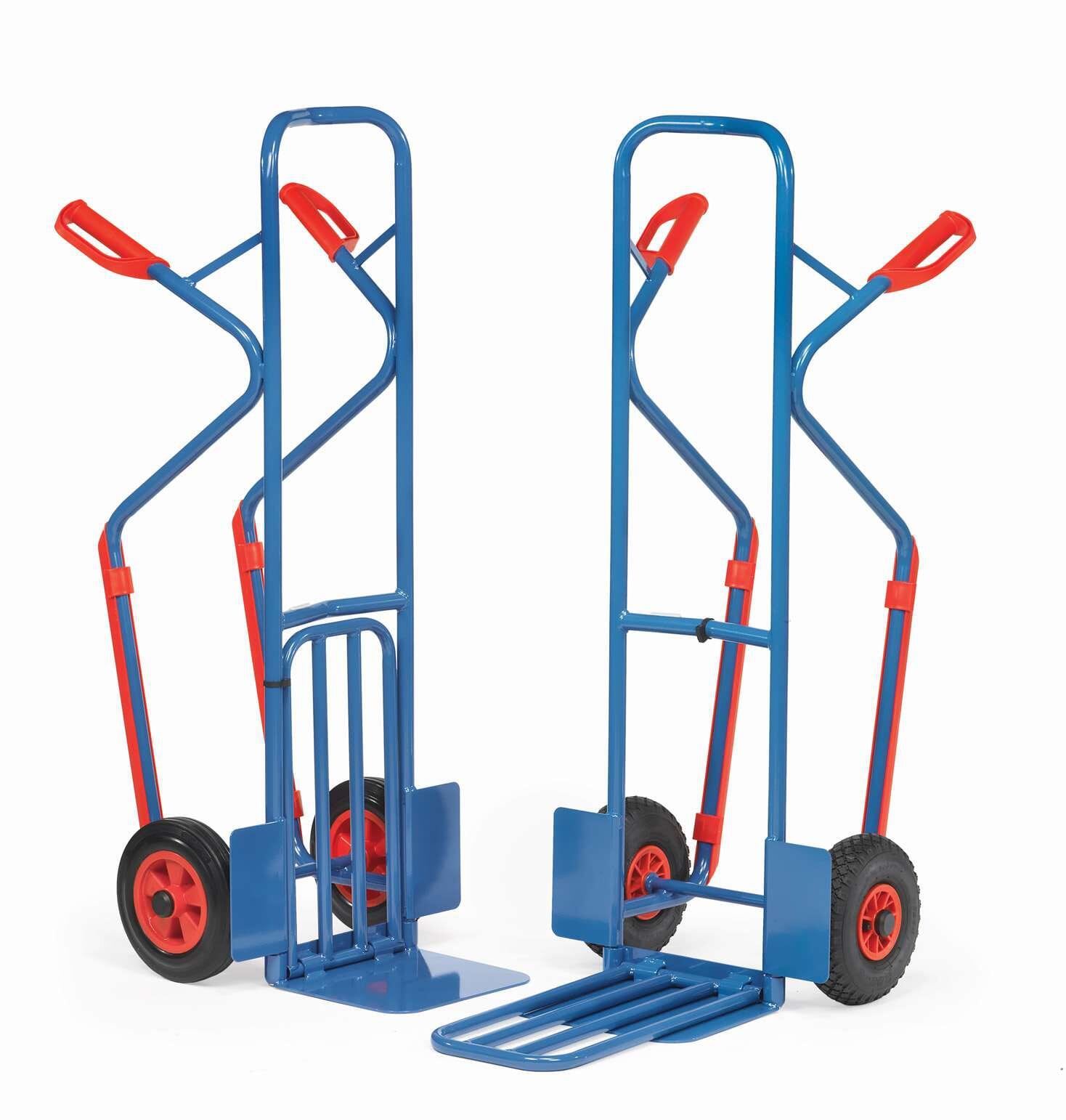 Diable à bavette rabattable