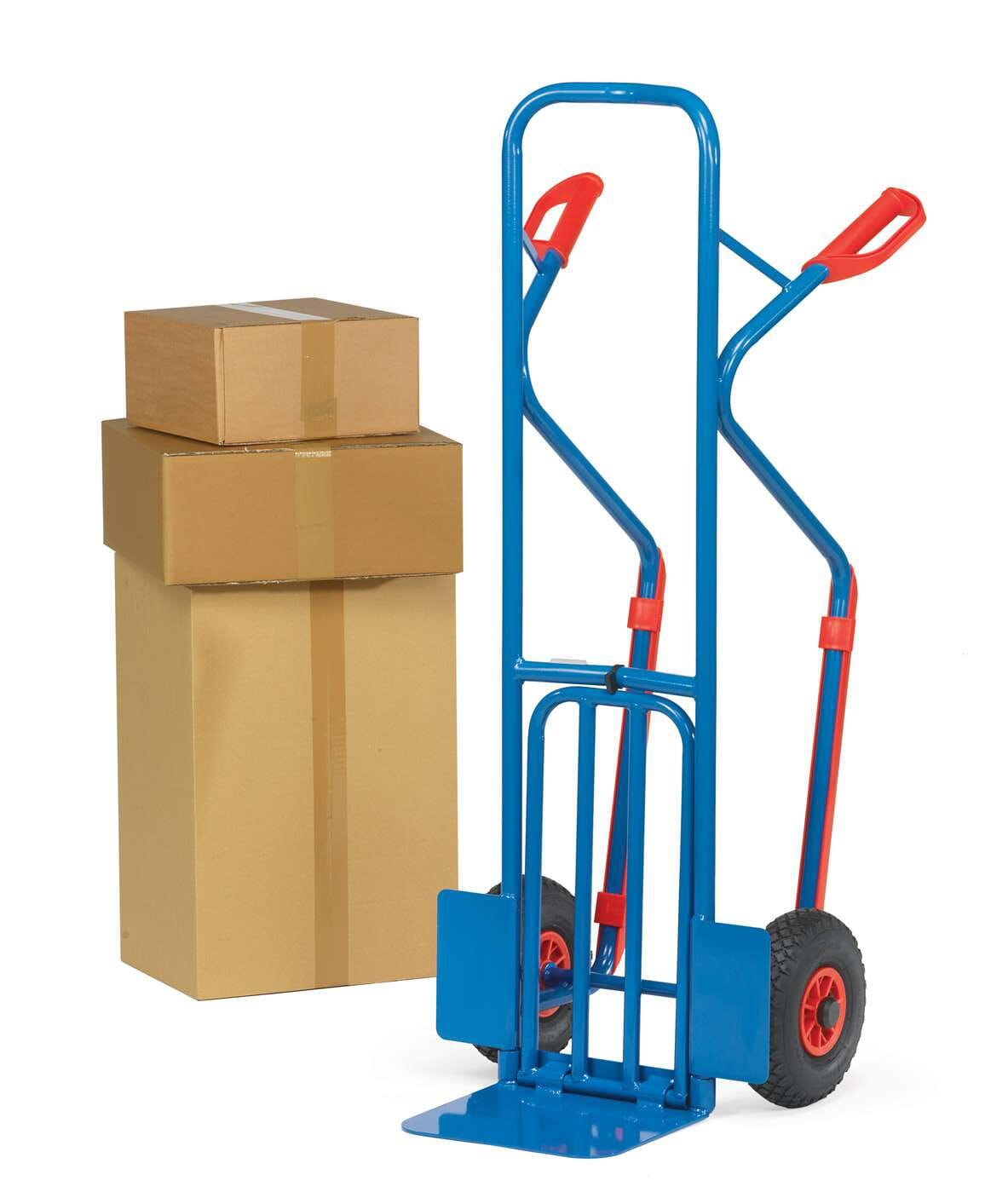 Diable à bavette rabattable