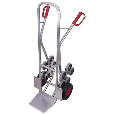 image cover Diable escalier Alu avec 2 roues en...