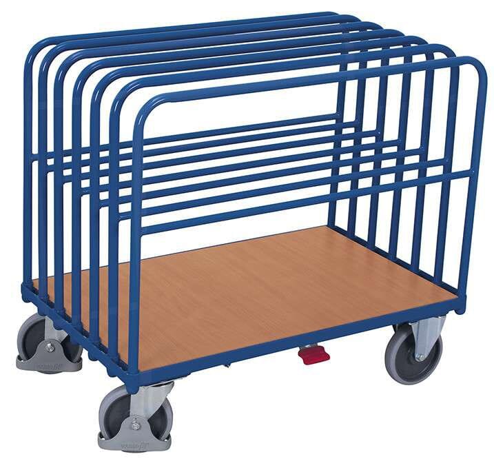 Chariot avec 2 supports tubulaires