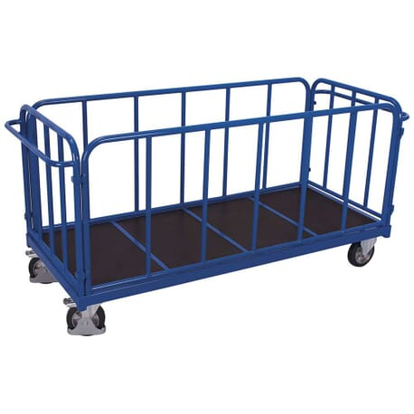 Chariot avec 4 parois tubulaires Chariot avec 4 parois tubulaires