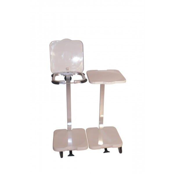 image cover Chariot porte sac en inox