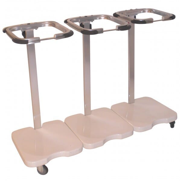 Chariot porte sac en inox