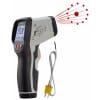 Thermomètre infrarouge à visée laser multipoints + Type K jusqu''à +800°C