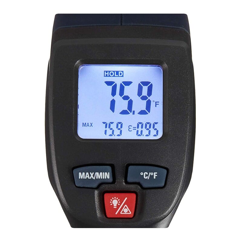 Thermomètre infrarouge à visée laser, Classe 2, de -50° à +500°C