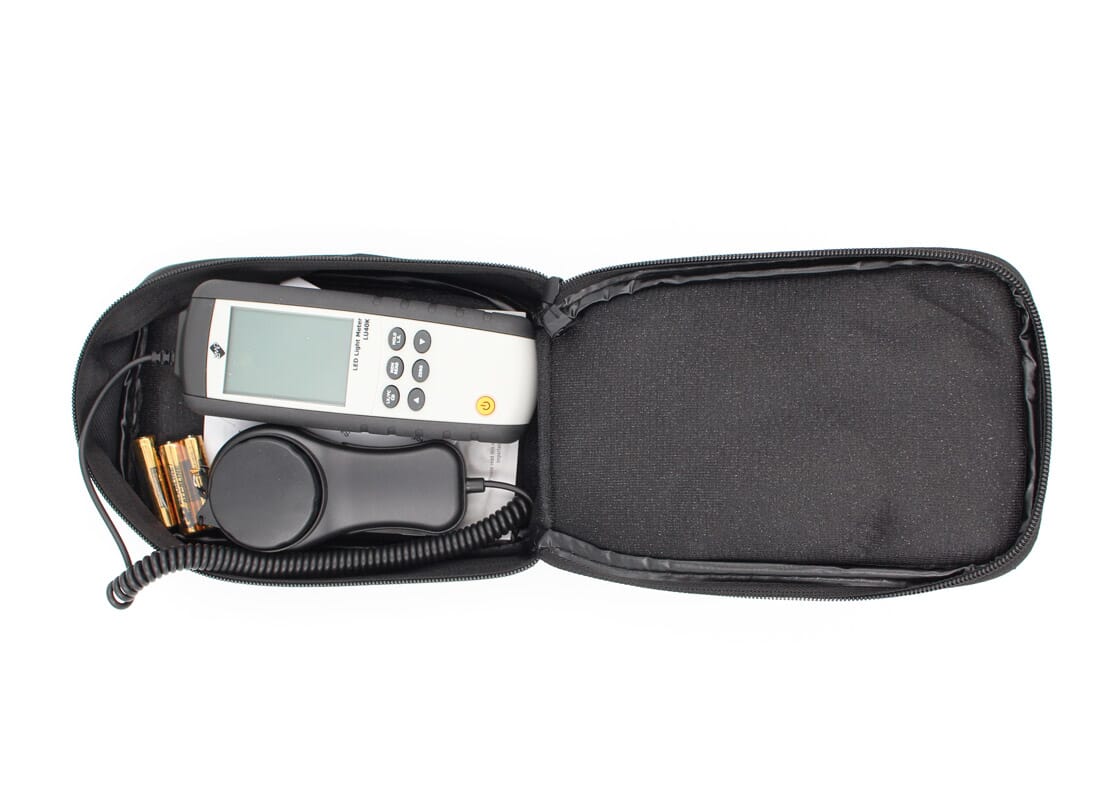 Luxmètre intérieur/extérieur, mesure jusqu'à 400 000 Lux