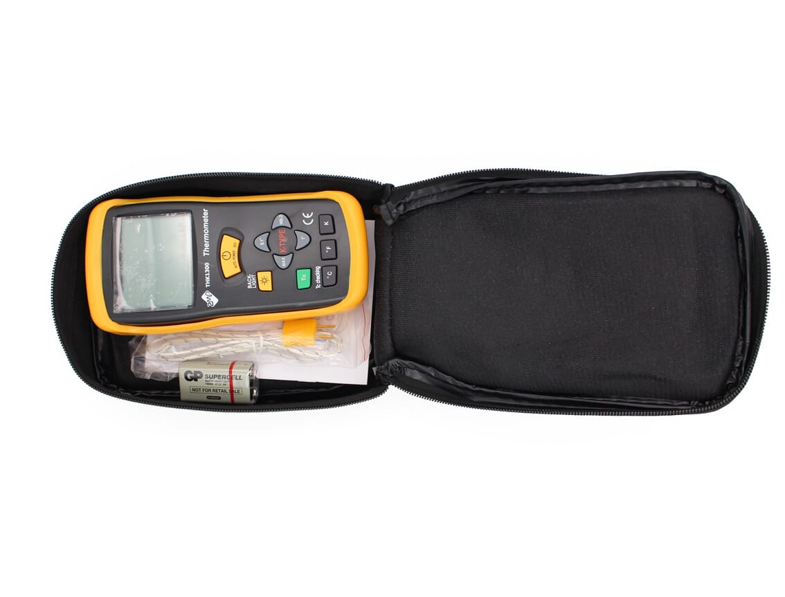 Thermomètre type K universel avec Sonde filaire, de -50° à +1300°C