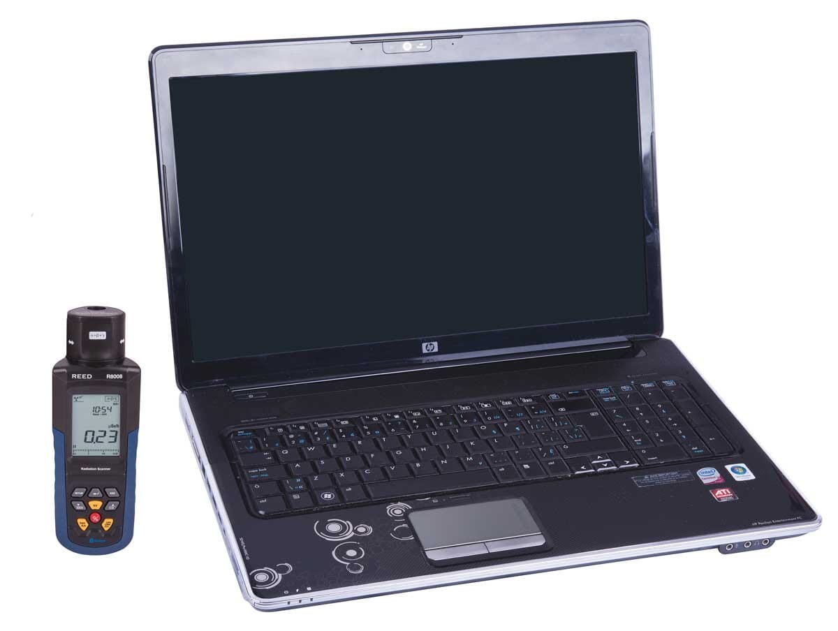 Radiomètre portable, enregistrement jusqu'à 4 000 groupes de lectures