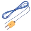 Sonde à fil thermocouple perlé, type K, mesure de 40 à 250°C