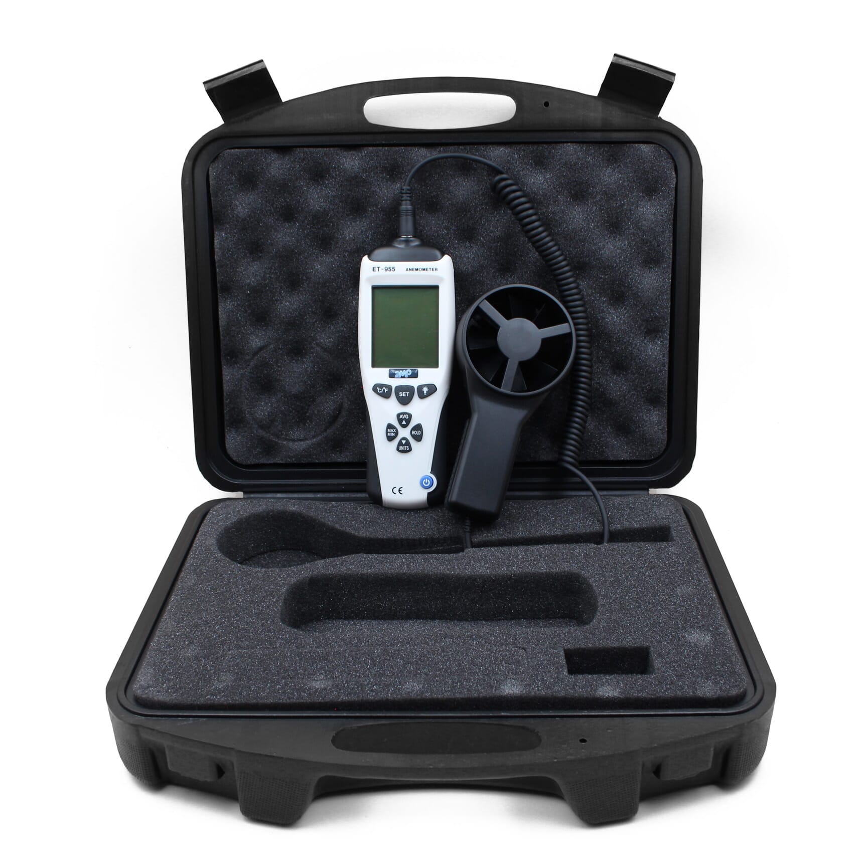 Thermo-anémomètre professionnel, mesure de 0.3 à 45 m/s