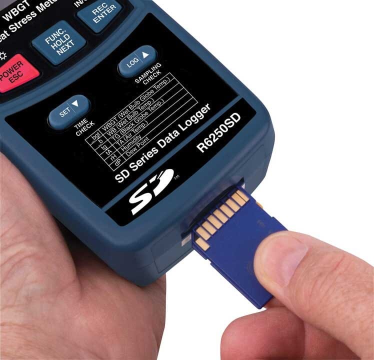 Compteur de contrainte thermique avec enregistrement de données