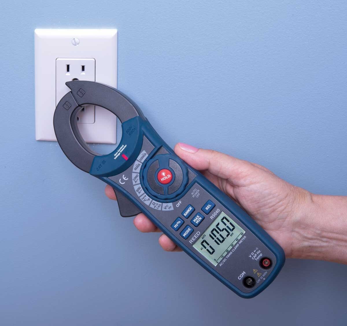 REED R5040 Pince ampèremétrique 1000A CA/CC v.e.v avec NCV