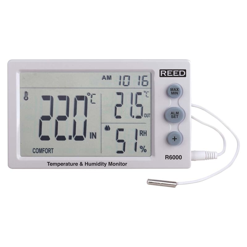 Recorder Reed Indicateur de température et d'humidité REED R6000 – Surveillance ...
