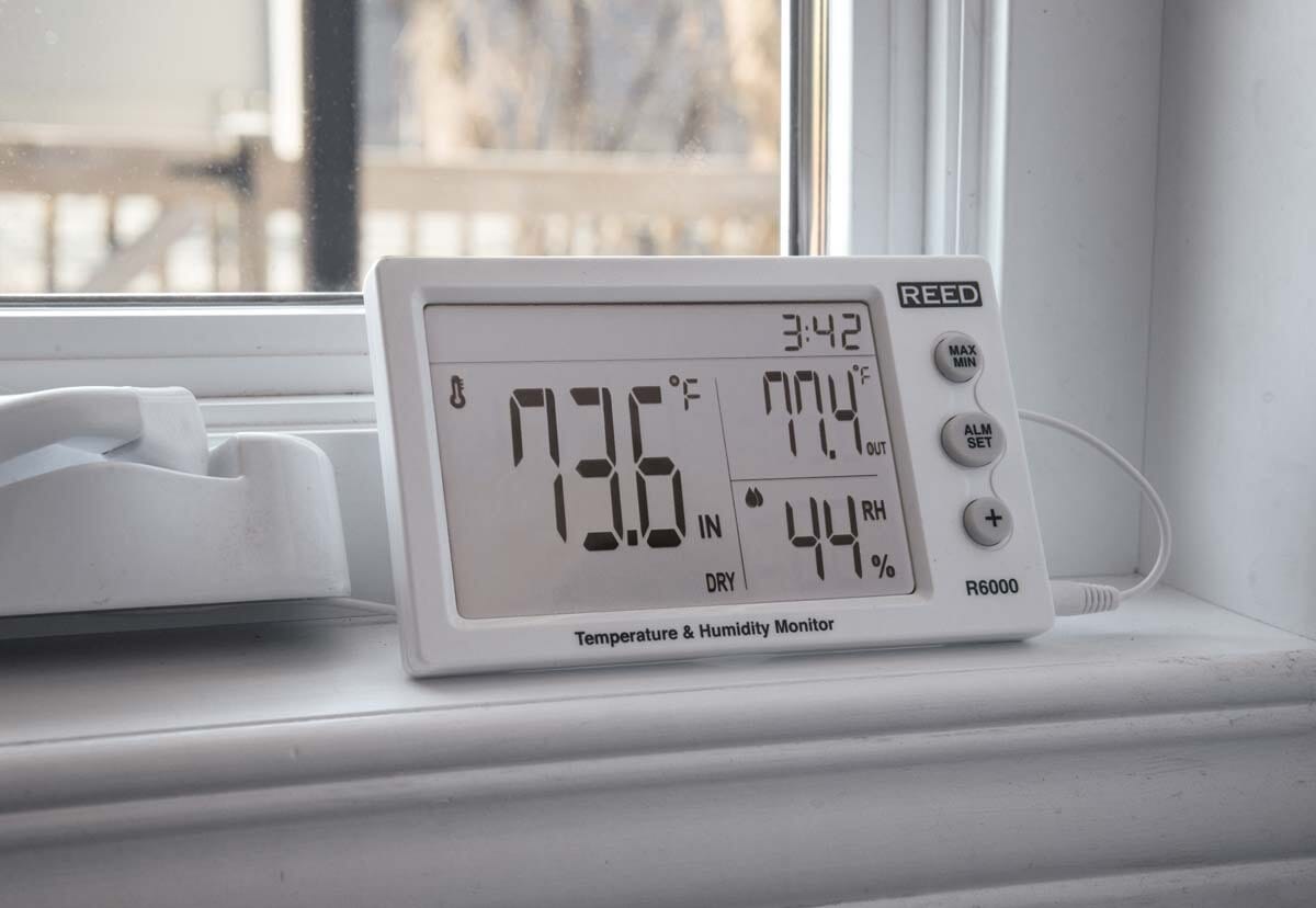 REED R6000 Indicateur de température et d'humidité