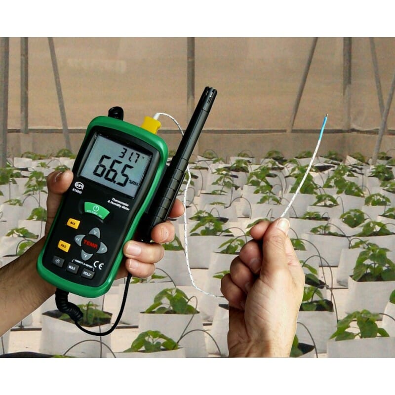 Double thermomètre - Type K - Hygromètre