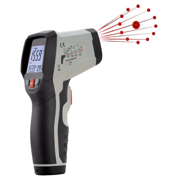 Thermomètre laser robuste, pratique et précis pour une mesure sans