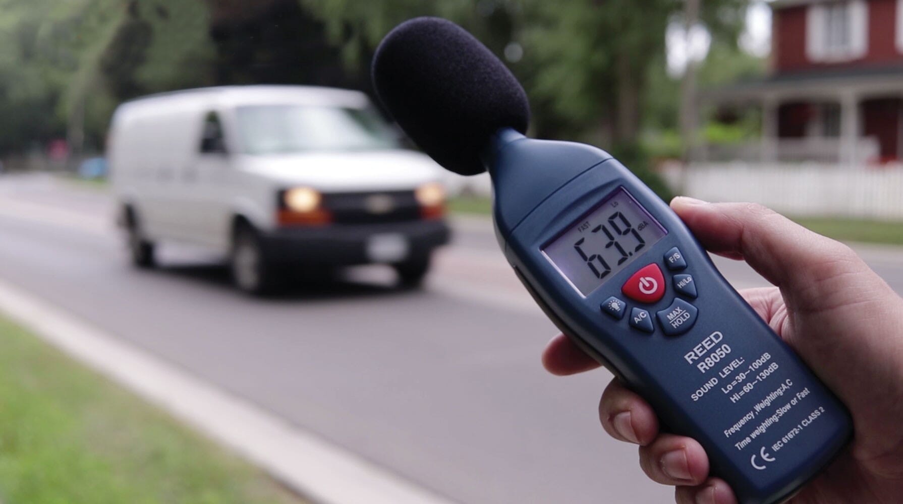 Sonomètre rapide et précis type 2, mesure de 30 à 130 dB