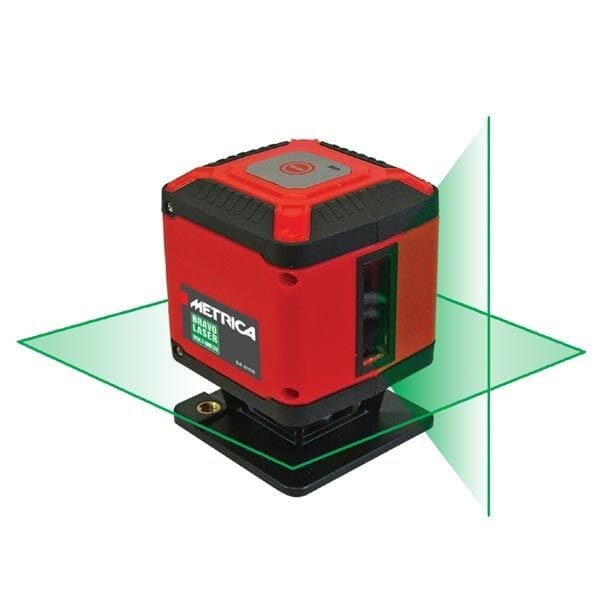Niveau laser automatique Metrica rayon vert. Portée 30 m
